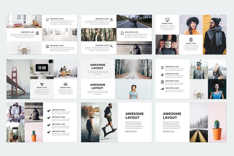 精美ppt模板下载 Prestige Keynote