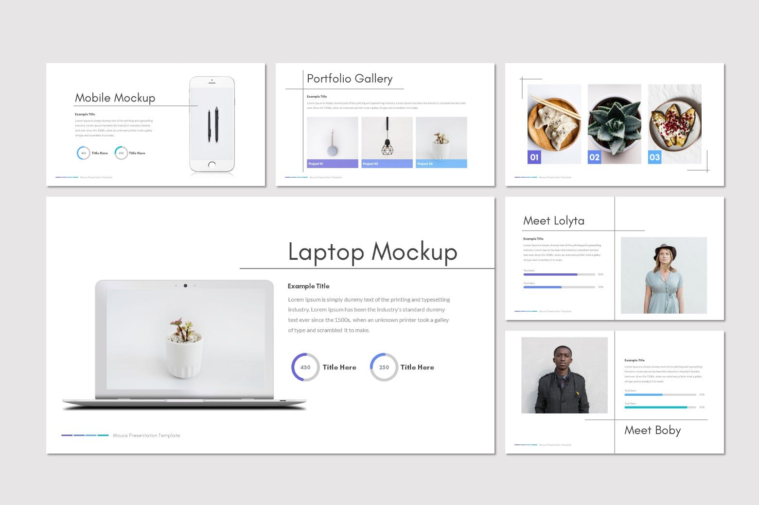 优秀的百搭的简约精美PPT模板下载[PPTX]