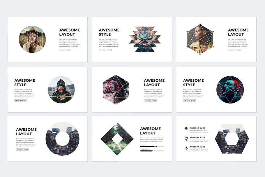 精美ppt模板下载 Prestige Keynote