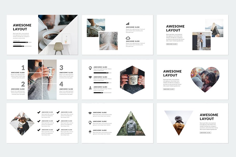 精美ppt模板下载 Prestige Keynote