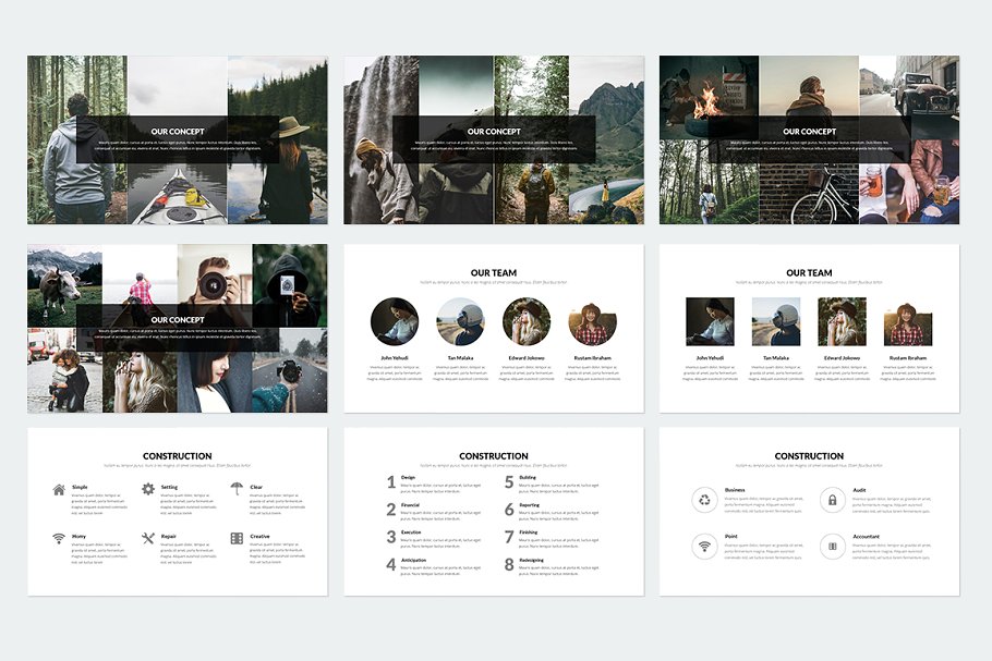 趋势ppt素材模板 Trending Powerpoint