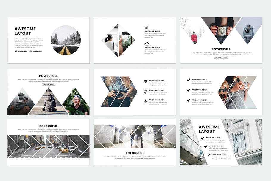 精美ppt模板下载 Prestige Keynote