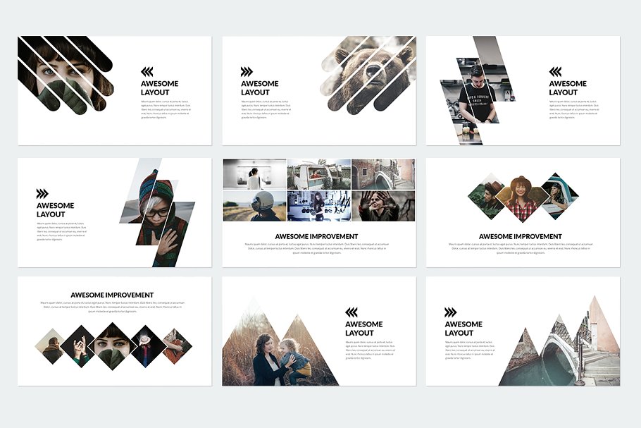 趋势ppt素材模板 Trending Powerpoint