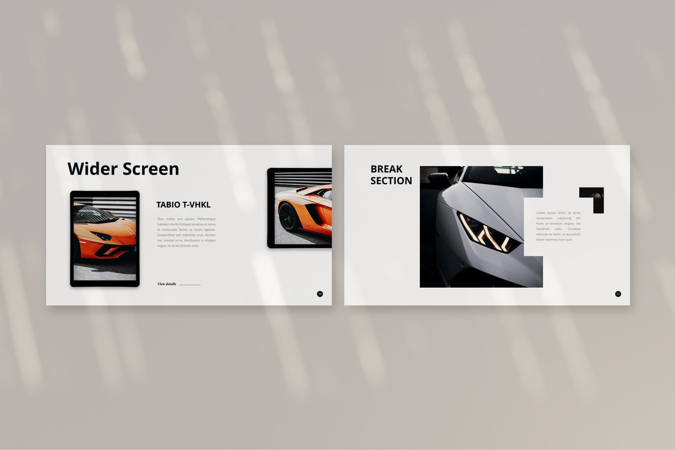 时尚高端简约极简风格的keynoet幻灯片模板下载