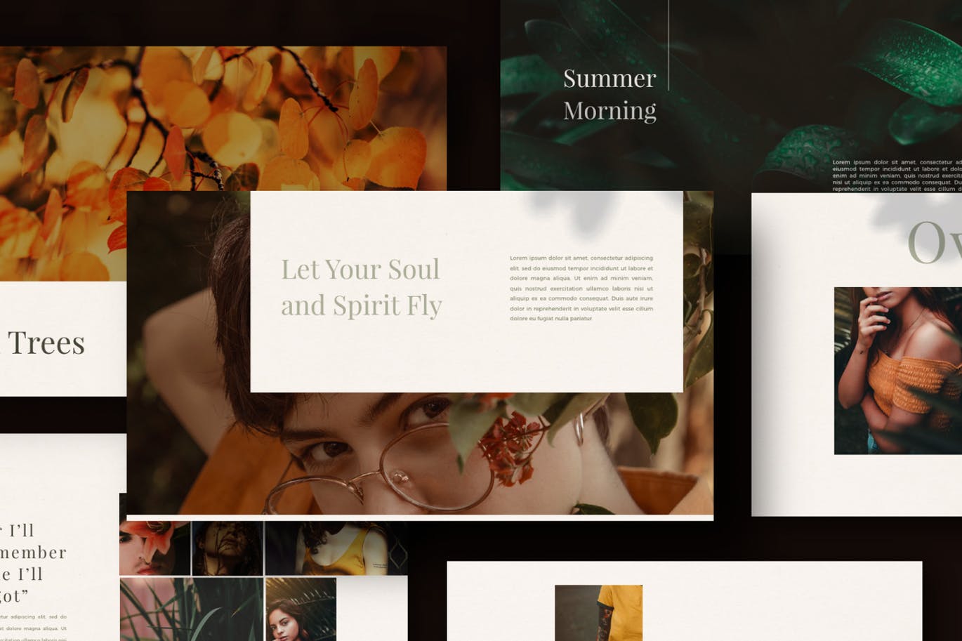 优雅时尚高端专业的高品质keynote幻灯片演示模板（key）