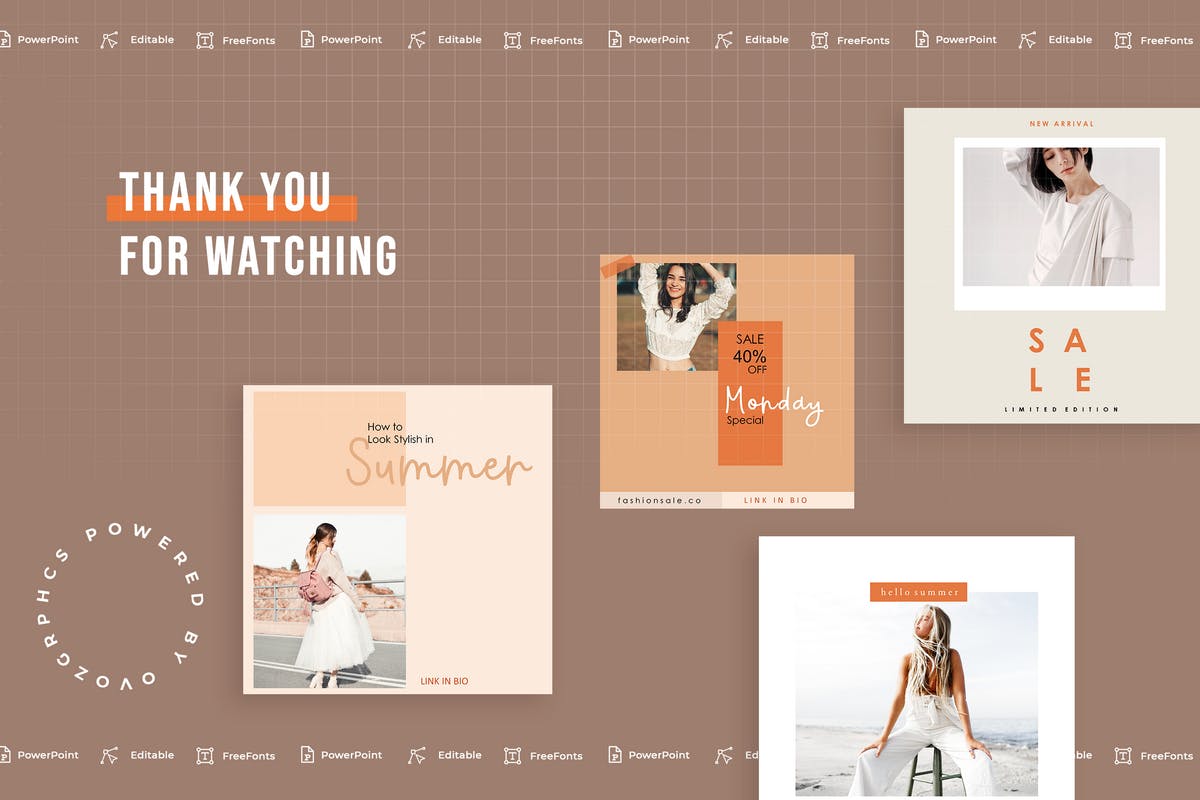 奢华风格微信等社交媒体传播专用手机版PPT模板下载 [PPTX]