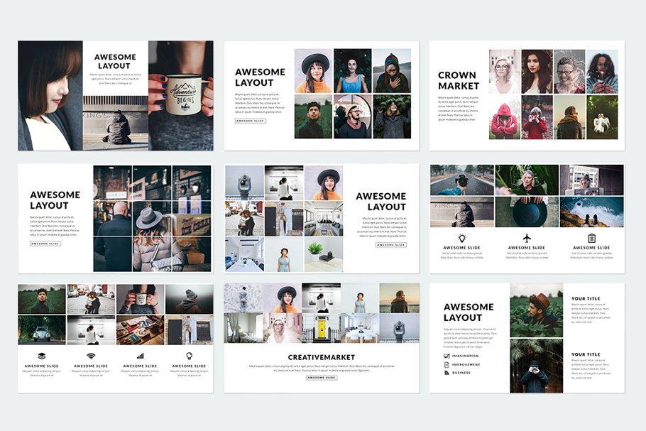 精美ppt模板下载 Prestige Keynote