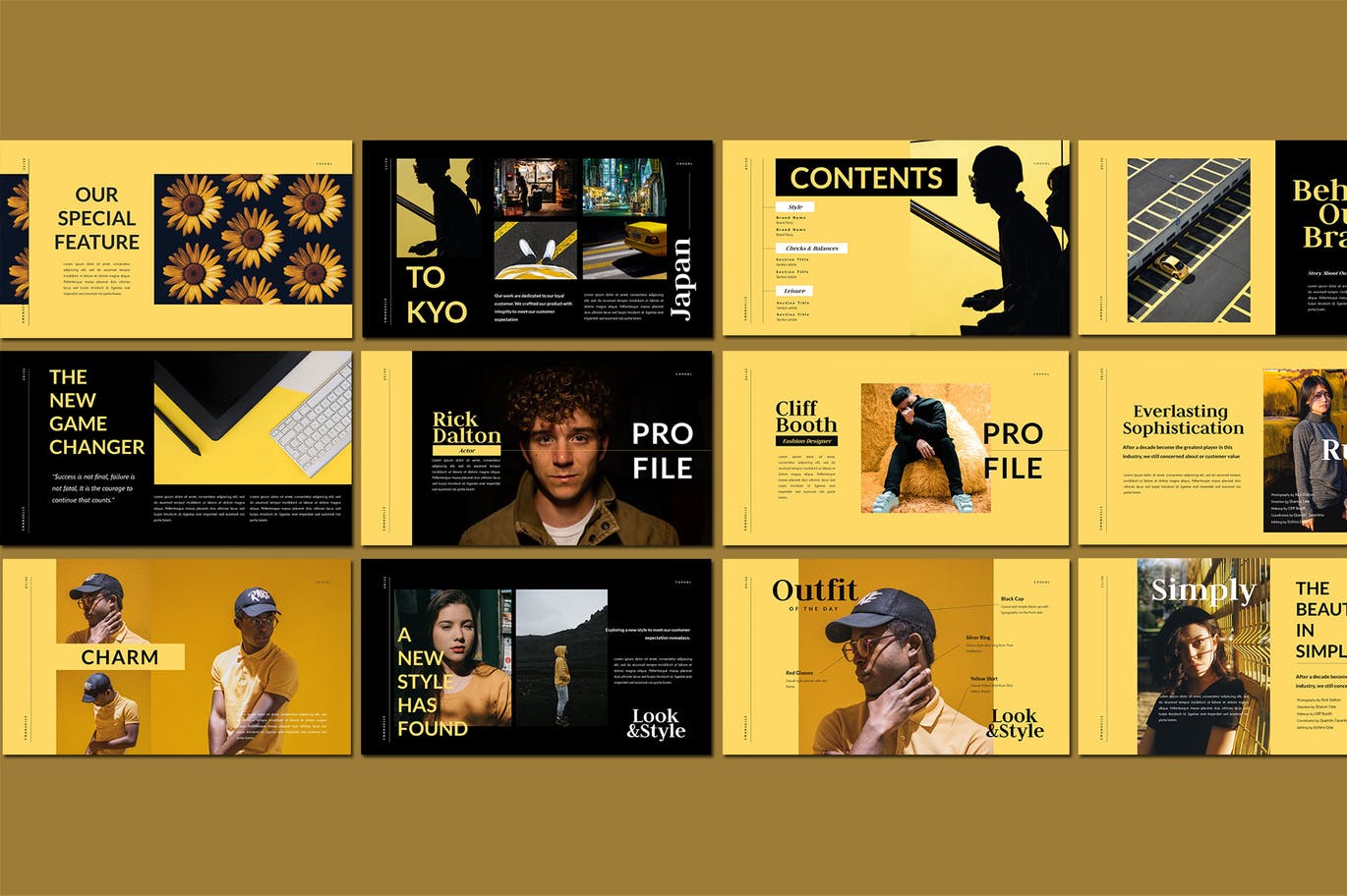 多用途时尚极简主义PPT模板[PPTX]