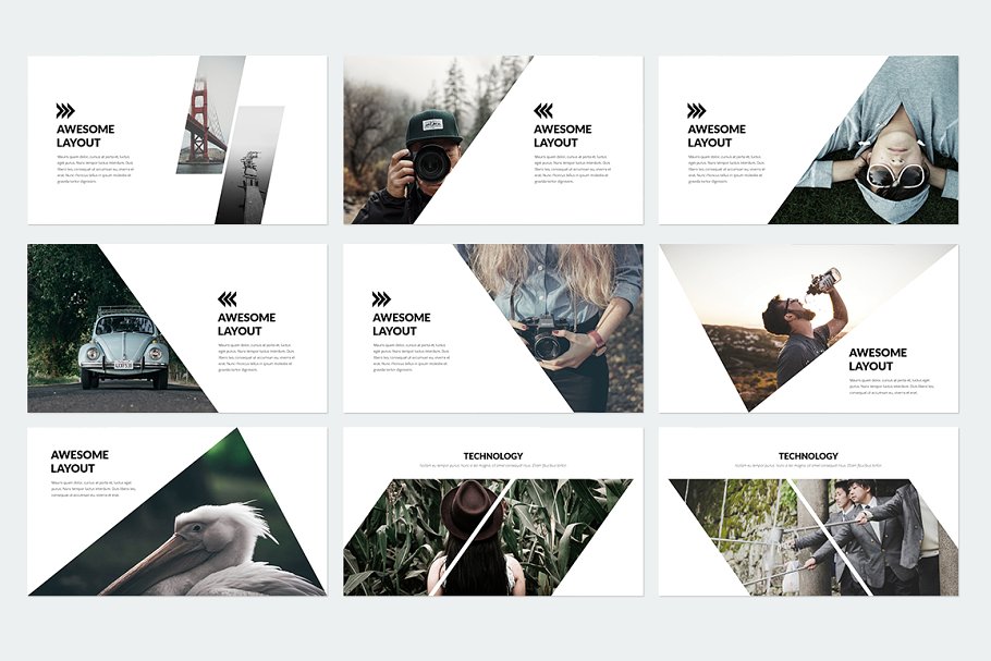 趋势ppt素材模板 Trending Powerpoint