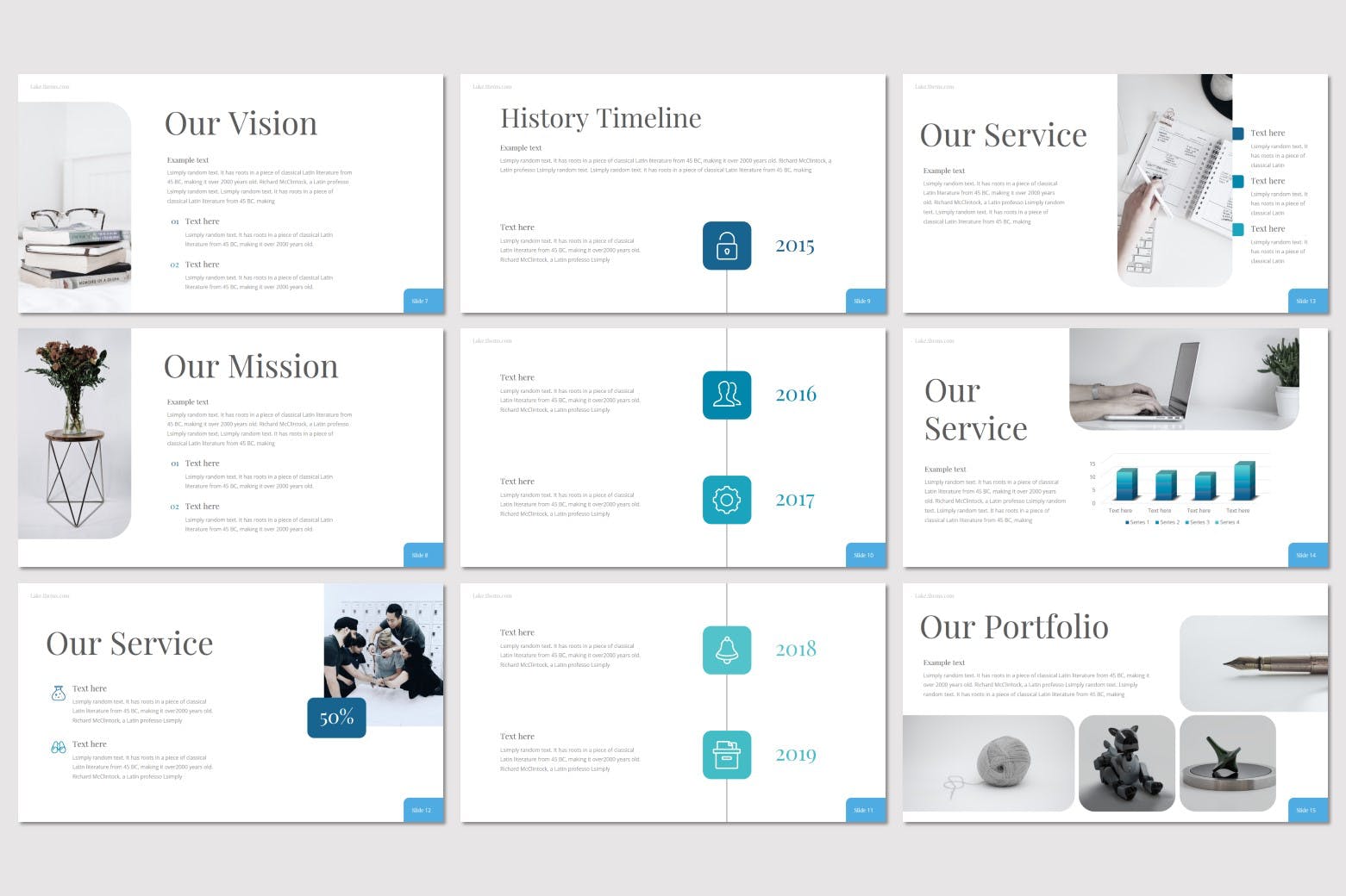 创业产业适合的简约PPT模板[PPTX]