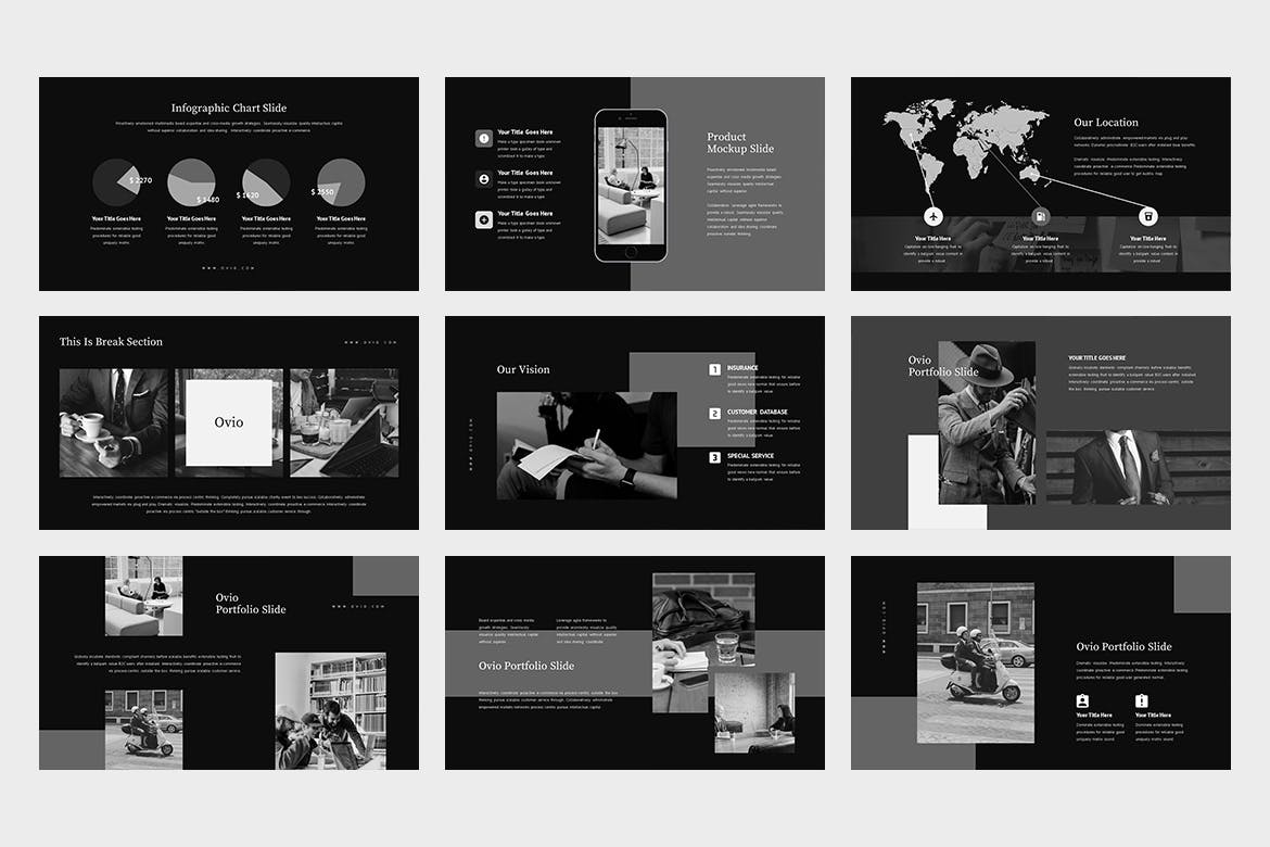 设计师必备的高端时尚的keynote模板下载 精美ppt模板 ppt简洁模板 下载ppt模板[key]