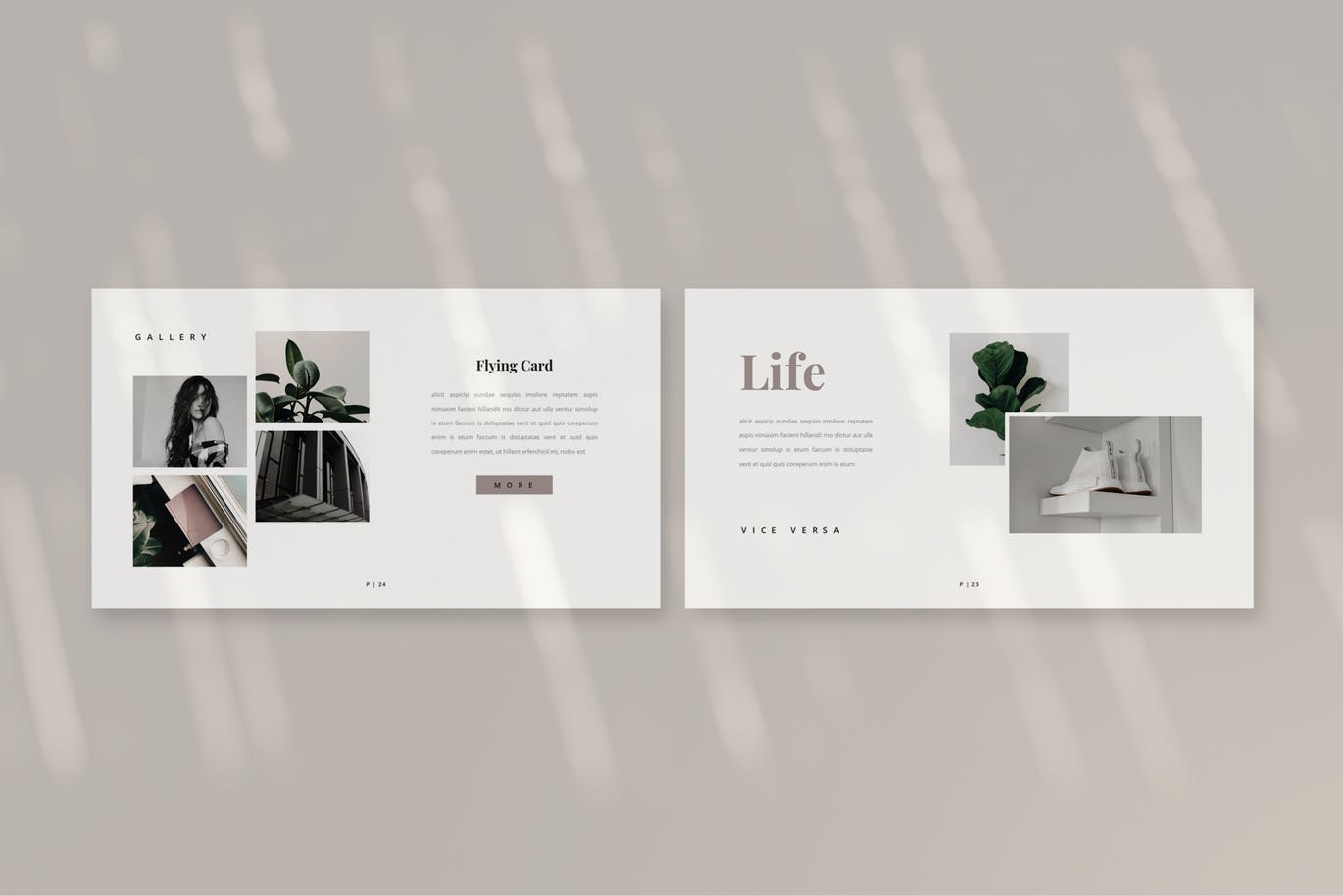 优雅时尚高端简约高品质powerpoint幻灯片模板下载（pptx）