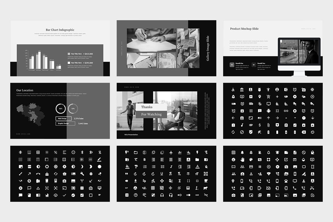 设计师必备的高端时尚的keynote模板下载 精美ppt模板 ppt简洁模板 下载ppt模板[key]