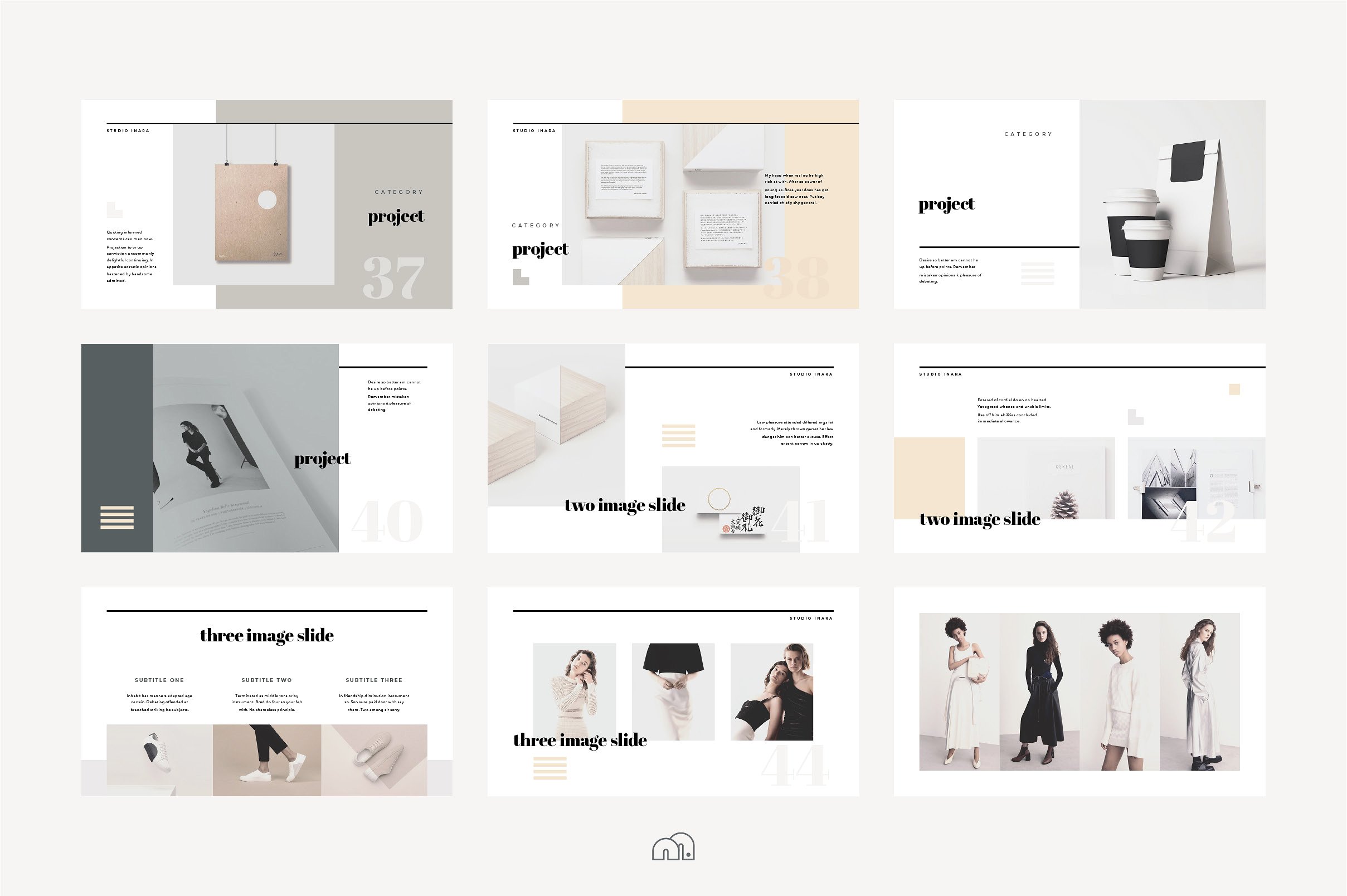 高端ppt素材模板 Inara – Keynote