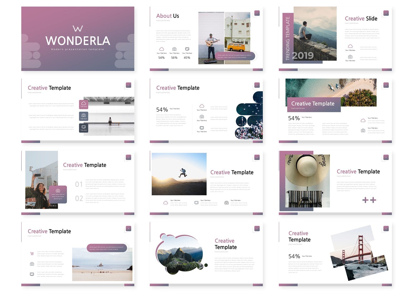 个人简洁的ppt模板下载[PPTX]