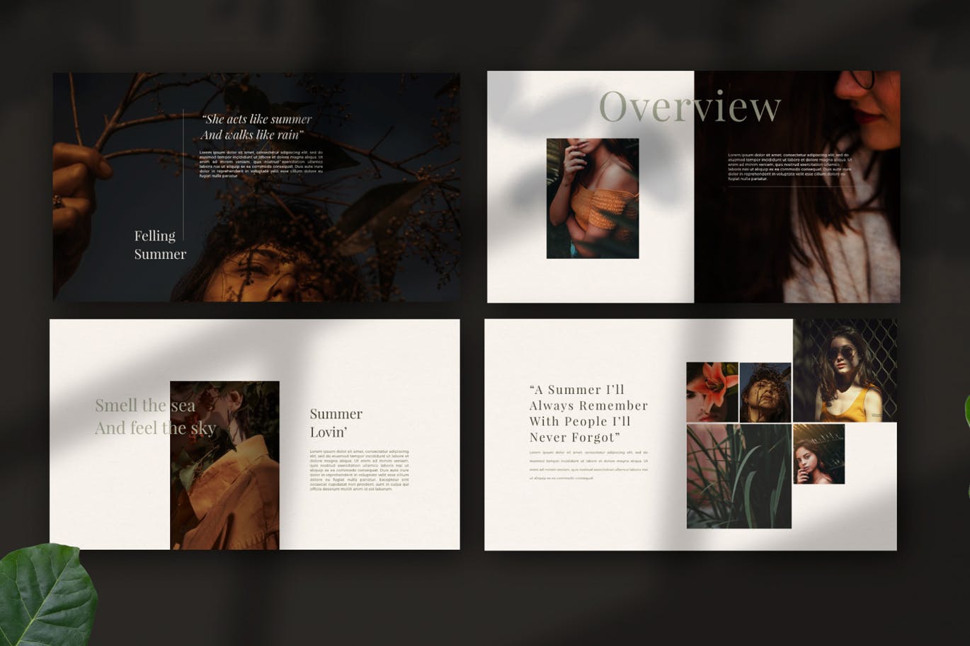 优雅时尚高端专业的高品质keynote幻灯片演示模板（key）