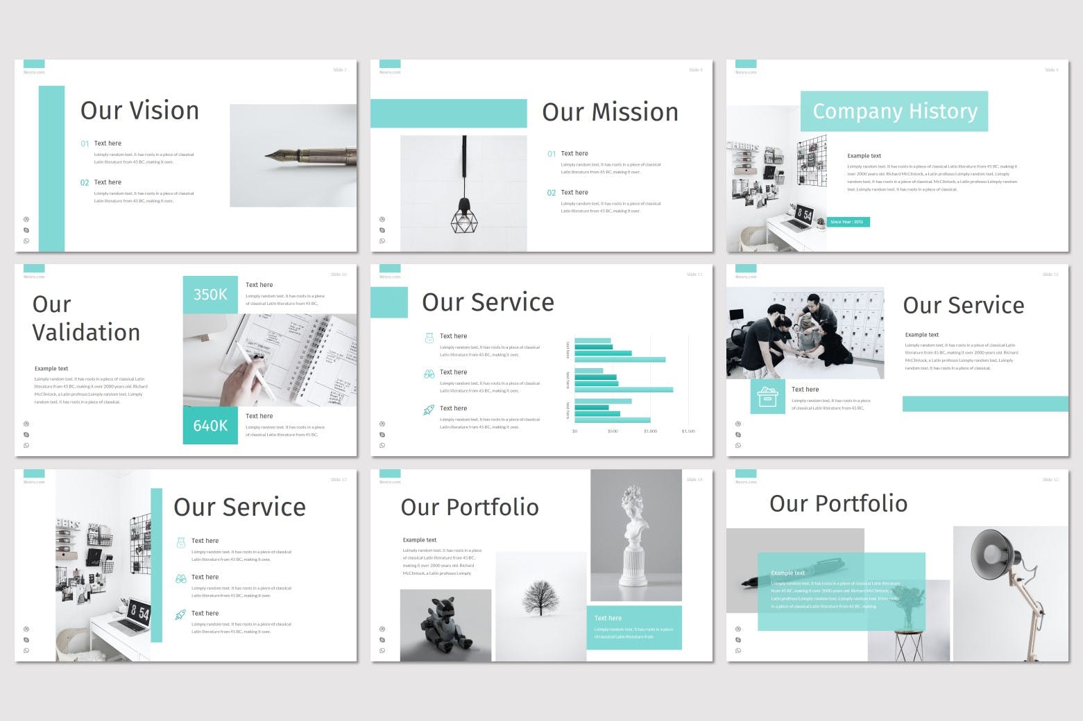 优秀的极简主义PPT模板下载[PPTX]