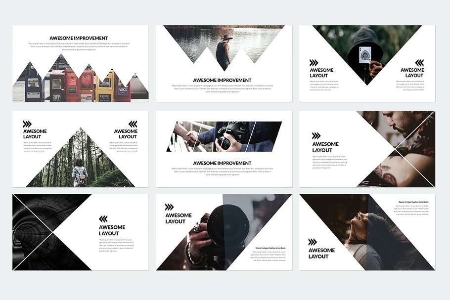 个性ppt素材模板 Trending Keynote