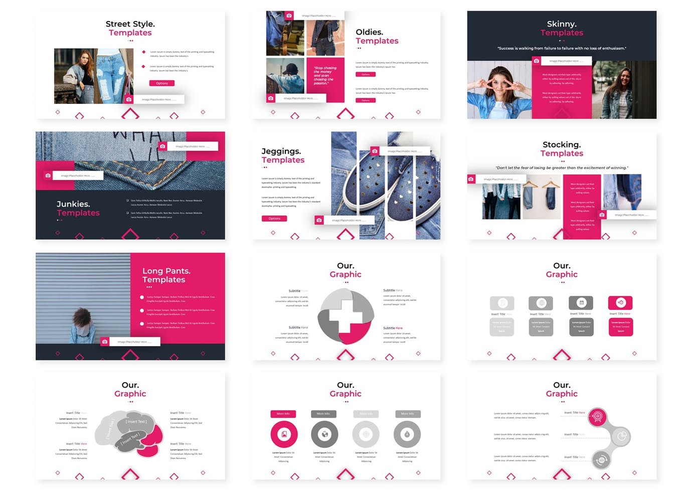 时尚高端靓丽配色的高品质Google Slides谷歌幻灯片演示模板（pptx）幻灯片模板下载ppt模板免费下载工作报告ppt模板