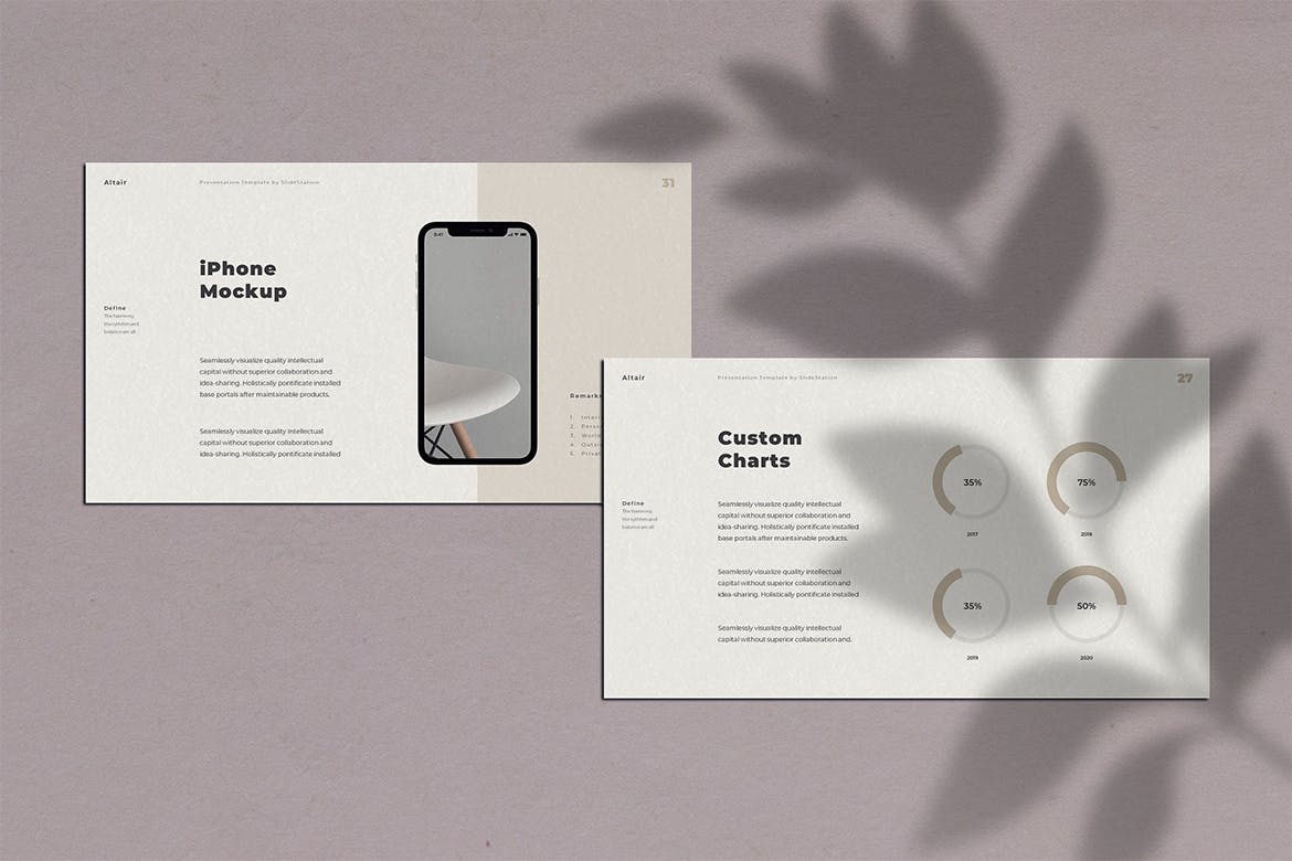 时尚居家设计师使用的PPT模板 精美ppt模板 简约ppt模板[PPTX]