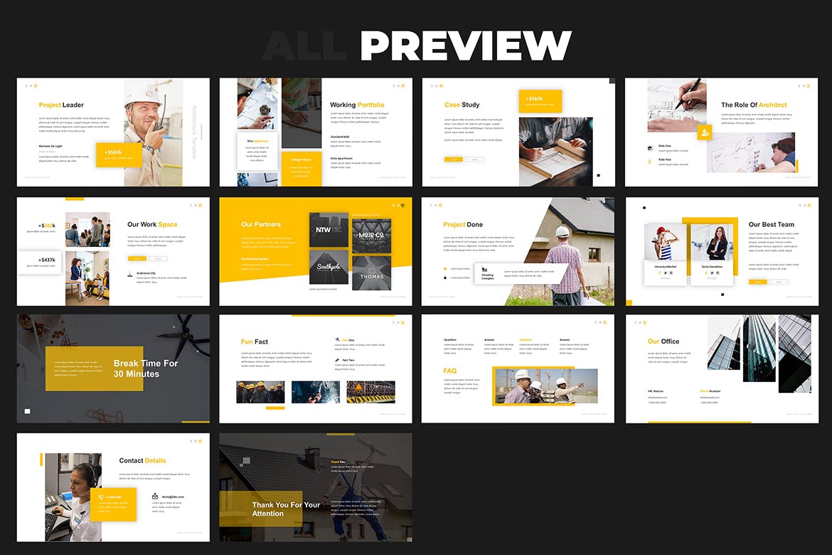 时尚高端优雅专业的房地产提案powerpoint幻灯片演示模板（pptx）