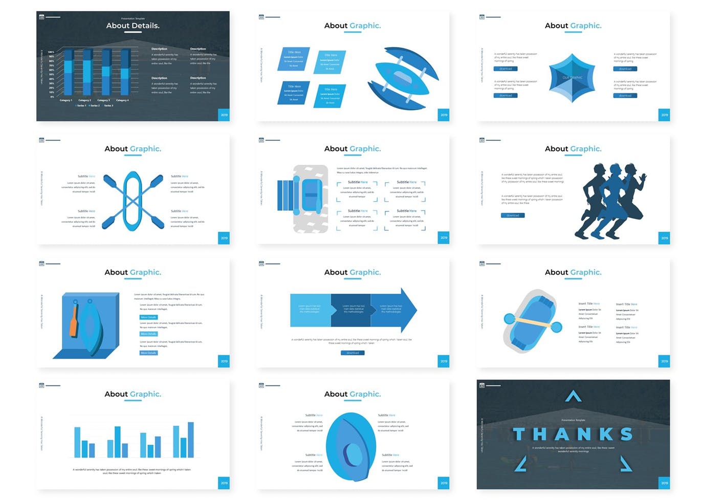 高端时尚简约运动健身powerpoint幻灯片演示模板（pptx）