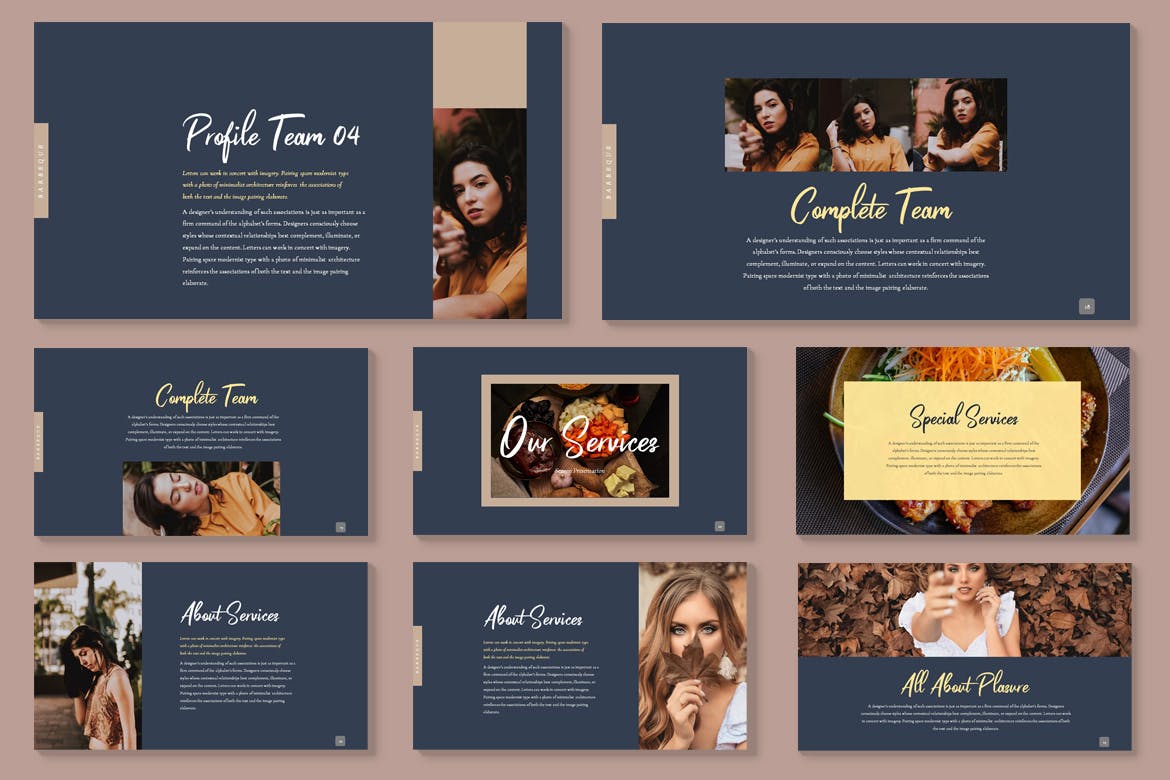 感恩节美食时尚高端精美ppt模板下载[PPTX]