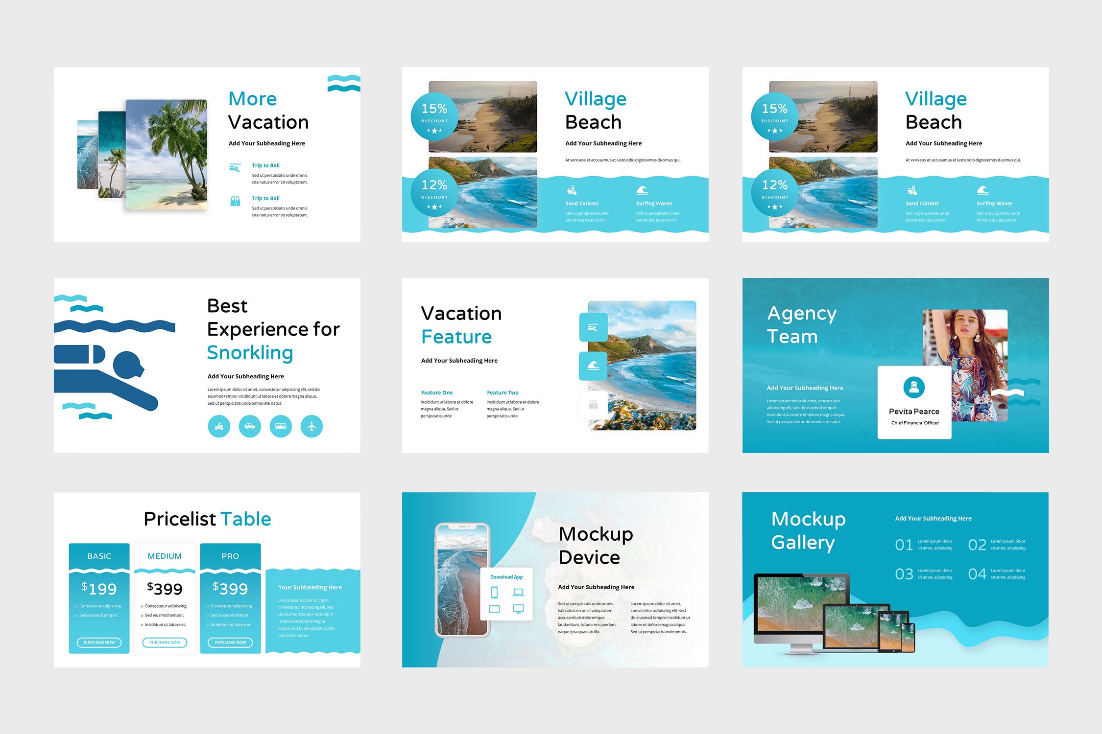 适合项目展示或作品展示的干净简单的现代风格PPT模板下载 [PPTX]