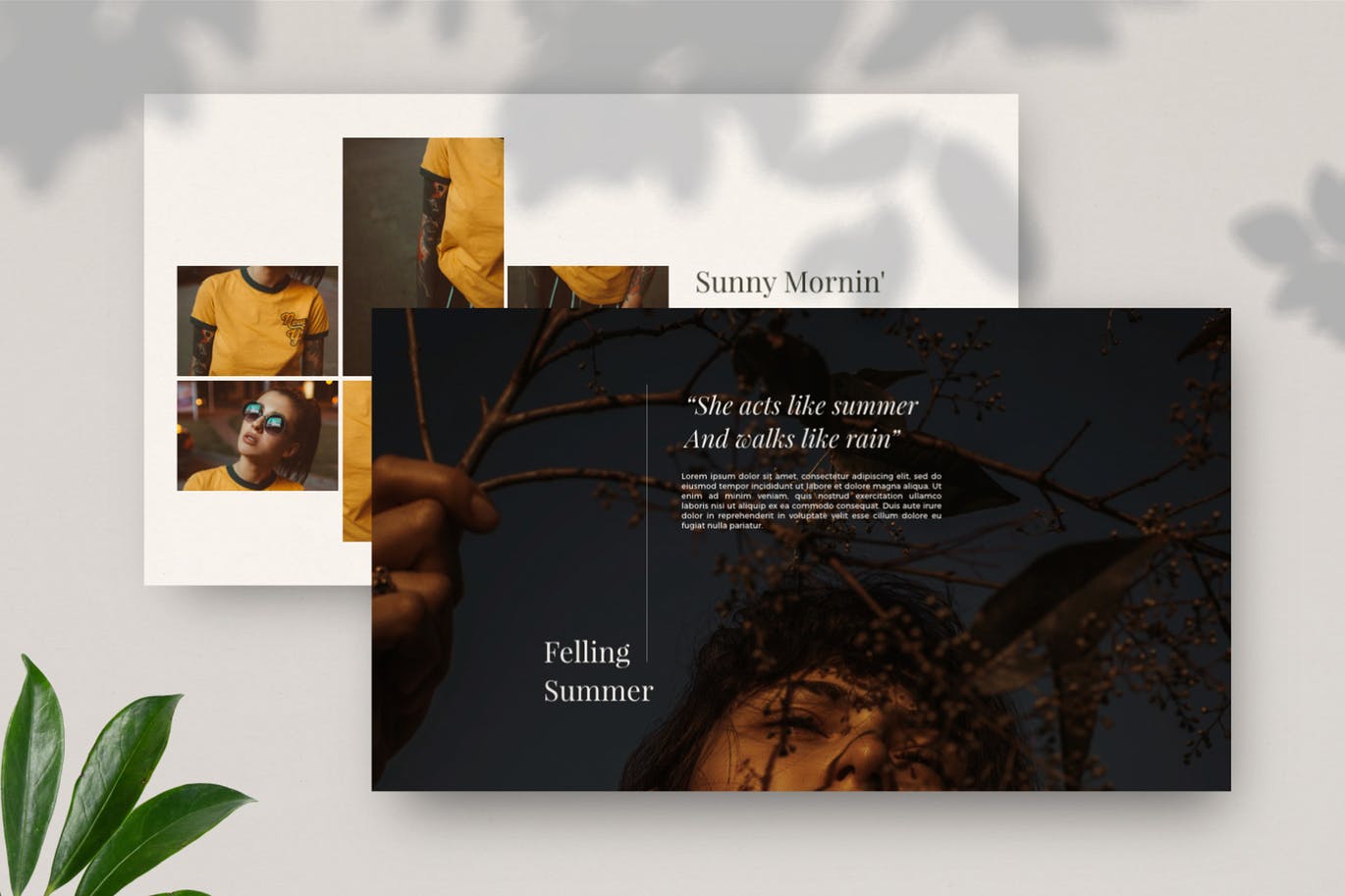 优雅时尚高端专业的高品质keynote幻灯片演示模板（key）