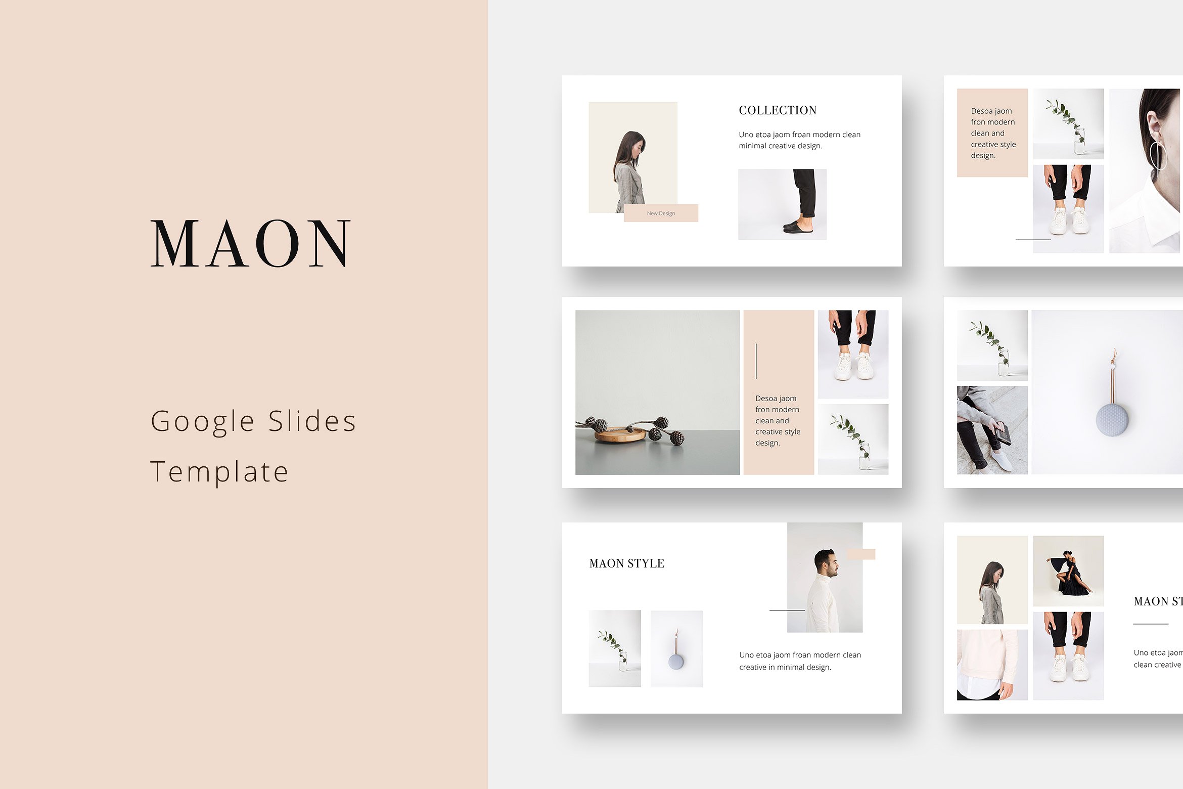 谷歌矢量ppt素材模板 MAON – Google Slides Template