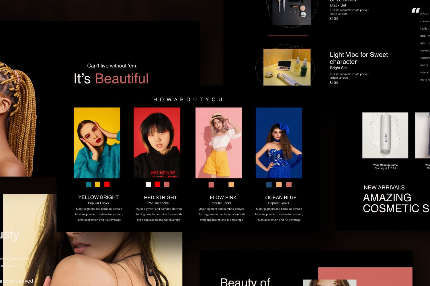 化妆美妆时尚优秀ppt模板下载[PPTX]