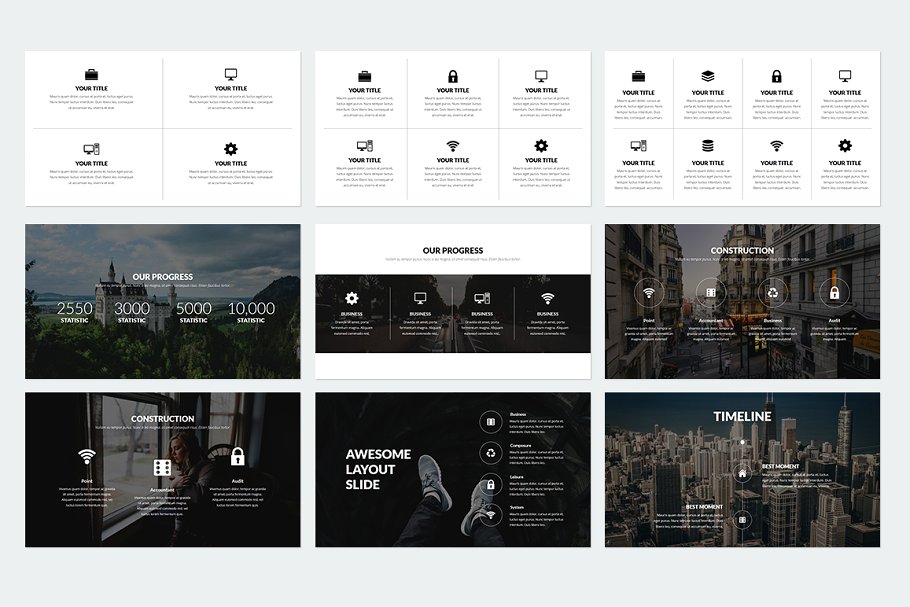 趋势ppt素材模板 Trending Powerpoint