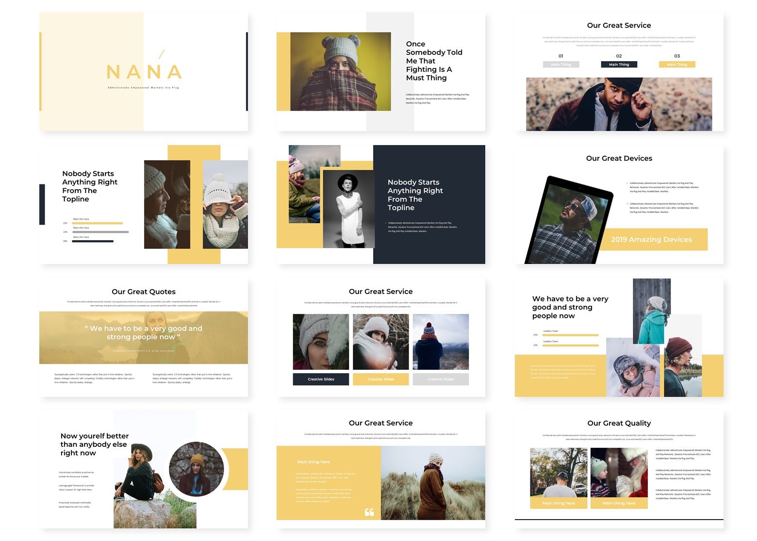 时尚大图PPT模板下载 精美ppt模板 ppt简洁模板 下载ppt模板[PPTX]