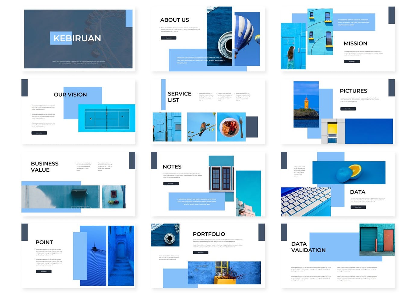 简约时尚高端清新简约淡蓝配色的高品质powerpoint幻灯片演示模板（pptx）幻灯片模板下载 幻灯片模版 精美ppt模板免费下载