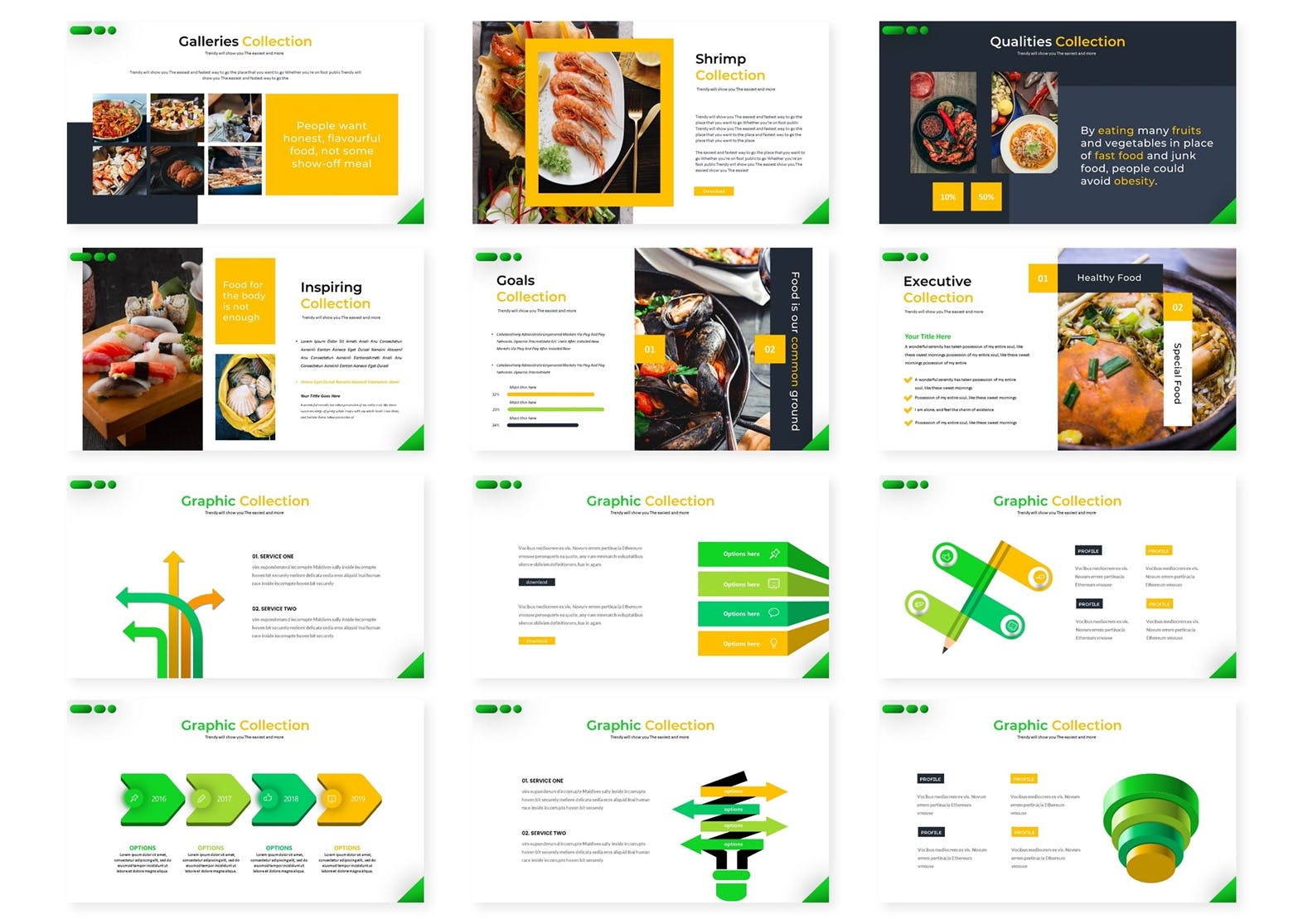 海鲜美食精美商务ppt模板下载[PPTX]