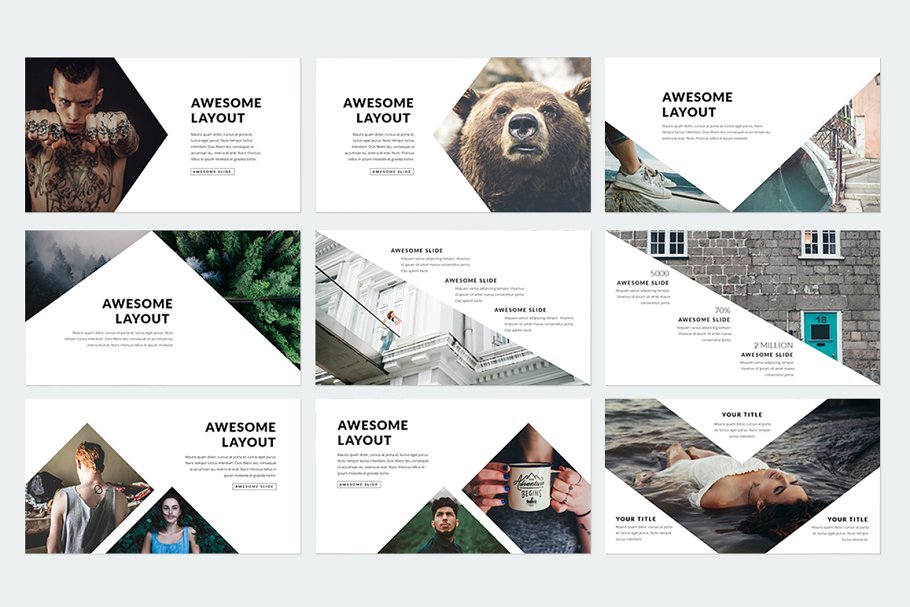 精美ppt模板下载 Prestige Keynote