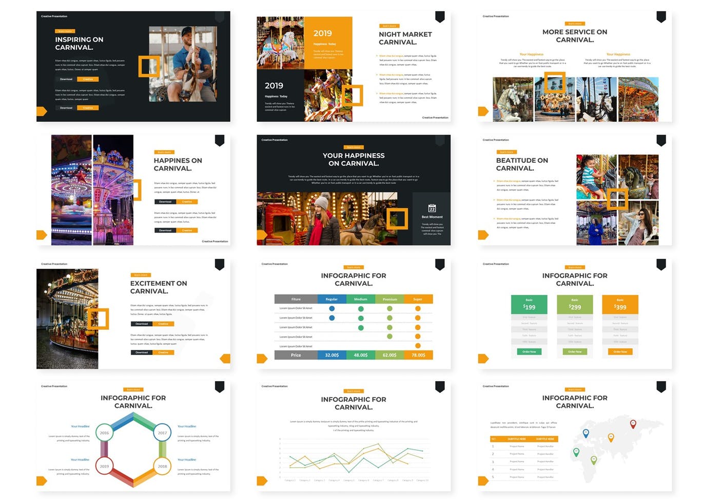 国际家地理杂志设计风格的高品质时尚高端powerpoint幻灯片演示模板（pptx）