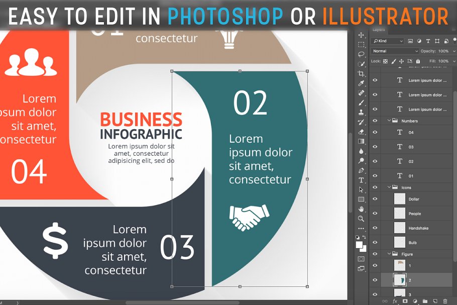 信息图表ppt素材模板 Infographic Elements Vol.4