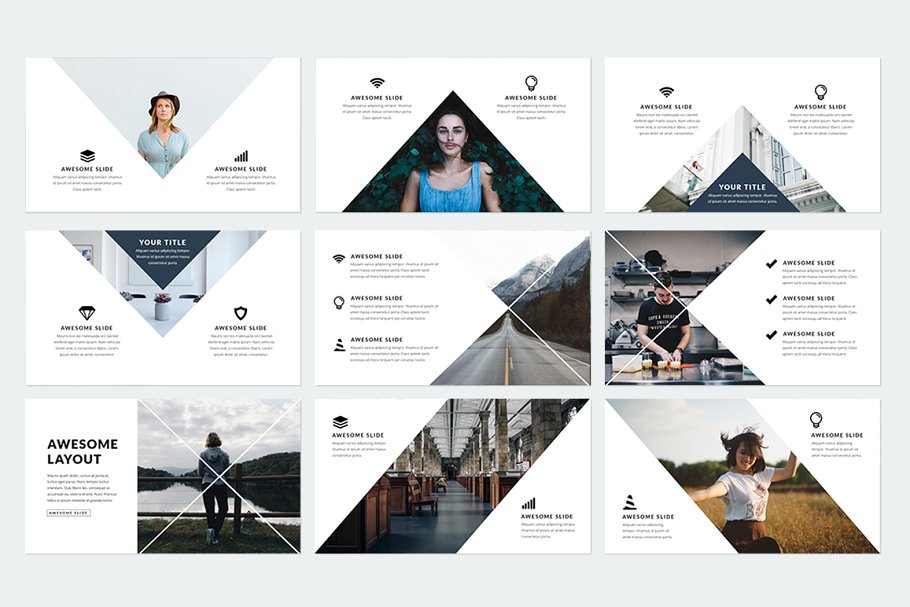 精美ppt模板下载 Prestige Keynote