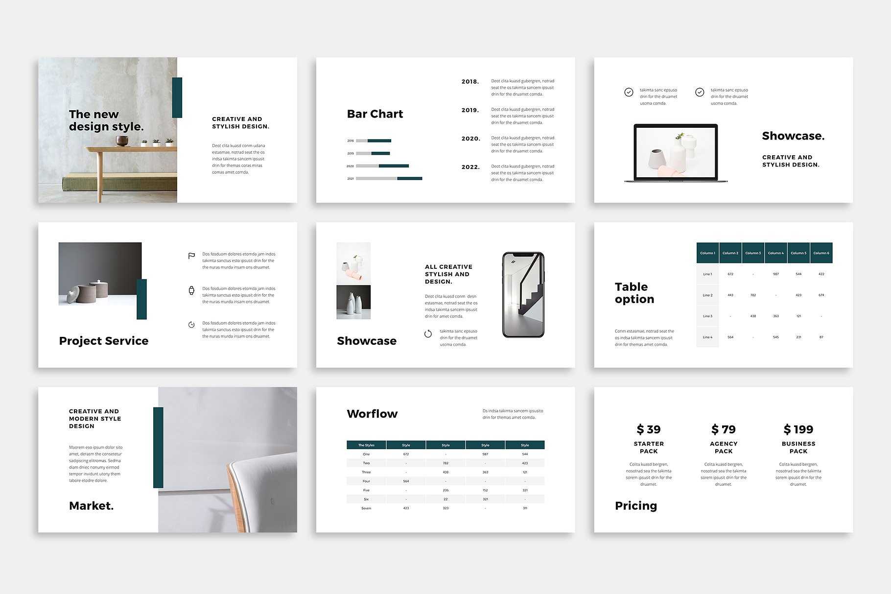 高端时尚ppt素材模板 NOYA – Keynote Template