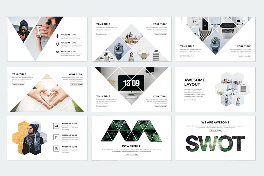 精美ppt模板下载 Prestige Keynote