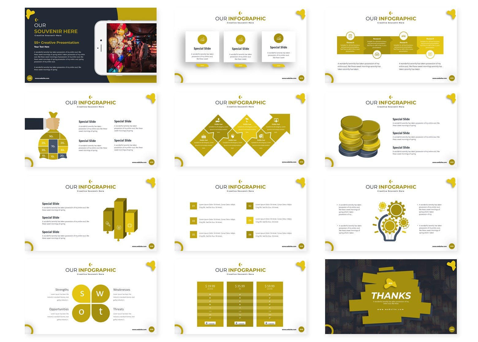 酷炫配色的经典ppt模板下载 [PPTX]