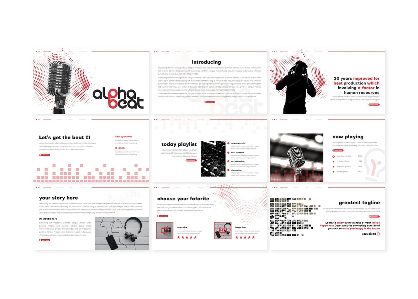 简约时尚得Google Slides谷歌幻灯片演示模板（pptx）