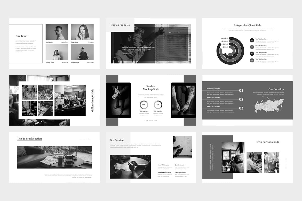 设计师必备的高端时尚的keynote模板下载 精美ppt模板 ppt简洁模板 下载ppt模板[key]