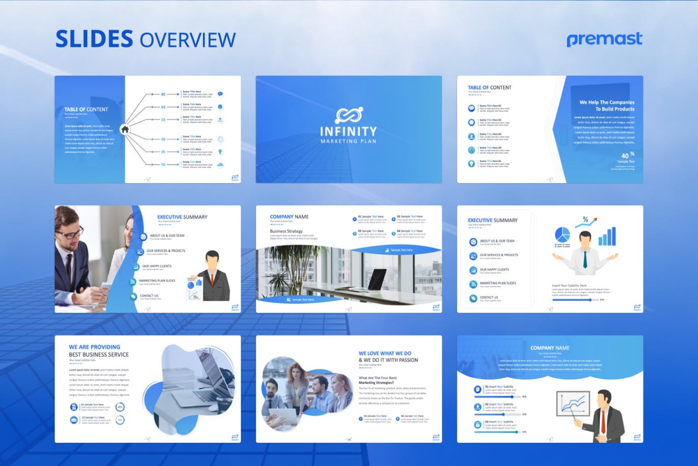 优秀的商业计划书市场营销PPT模板[PPTX]