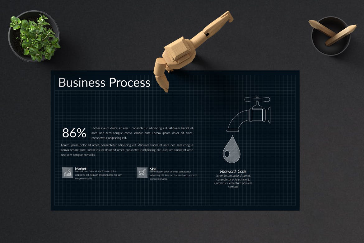 设计感很强的个人简历ppt模板或高端科技产品介绍PPT模板下载[PPTX]