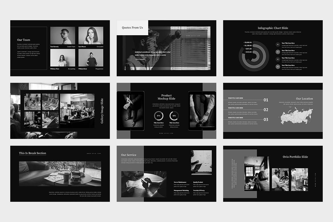 设计师必备的高端时尚的keynote模板下载 精美ppt模板 ppt简洁模板 下载ppt模板[key]