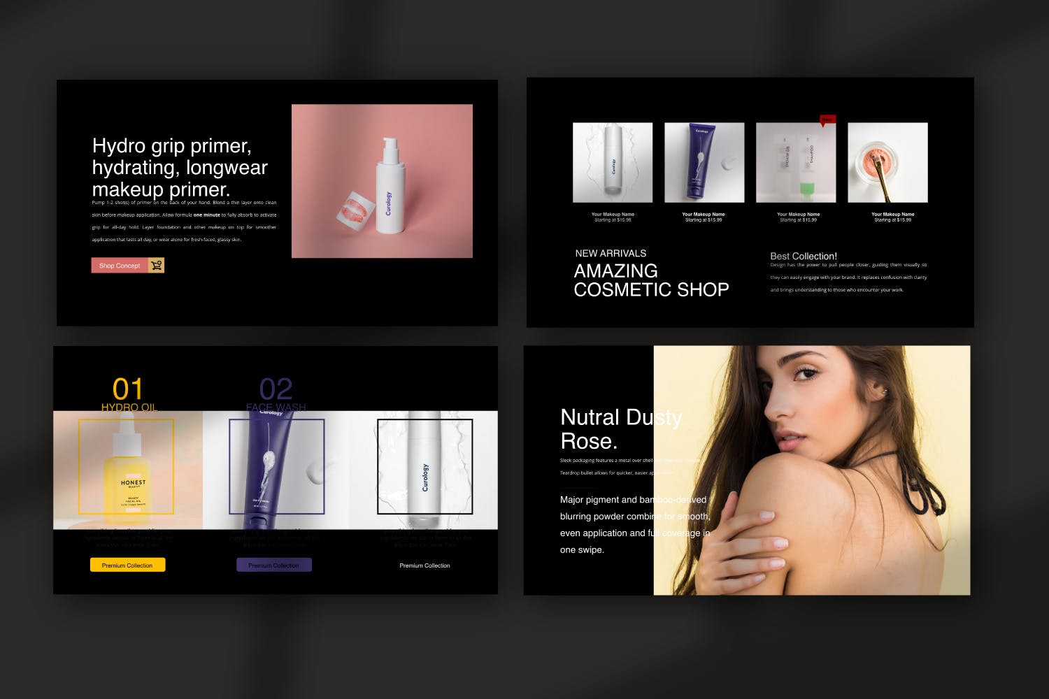 化妆美妆时尚优秀ppt模板下载[PPTX]