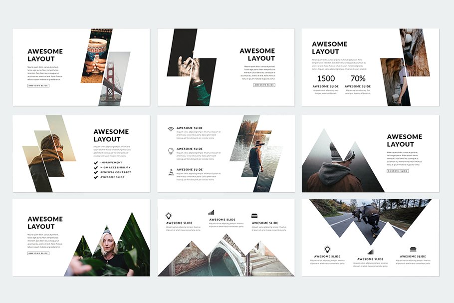 精美ppt模板下载 Prestige Keynote