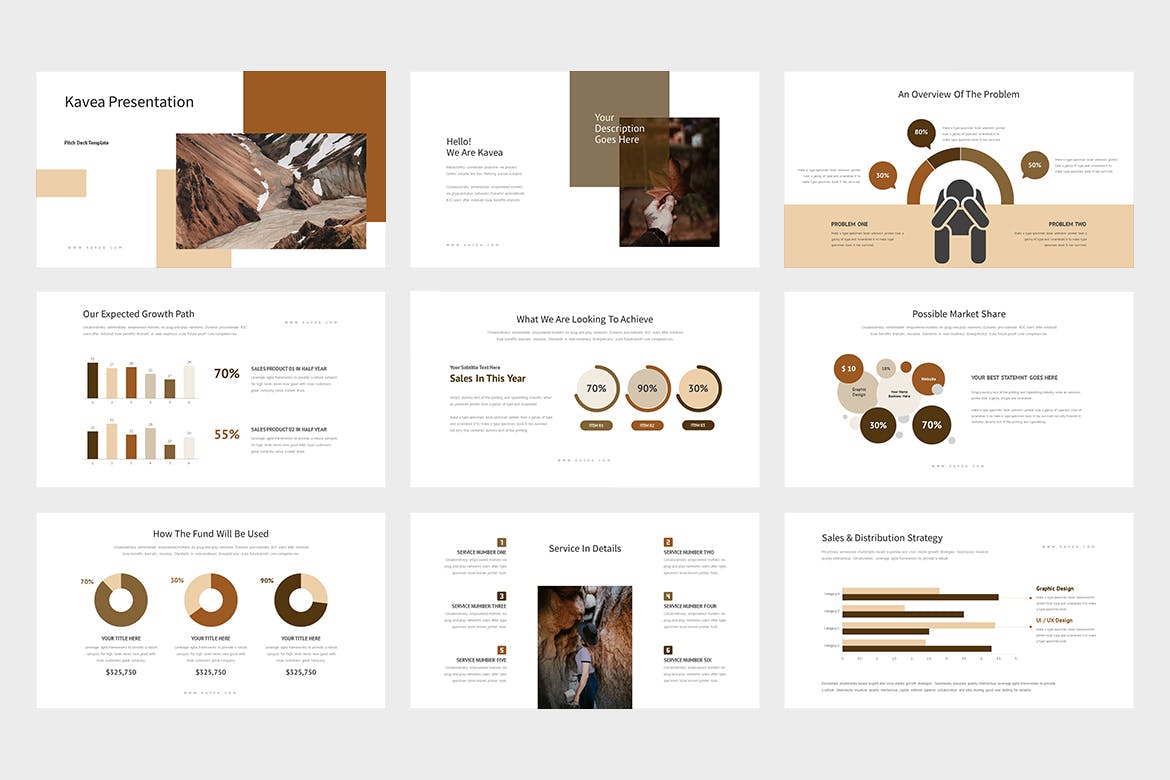 有创意的时尚高端的PPT模板下载 [PPTX]